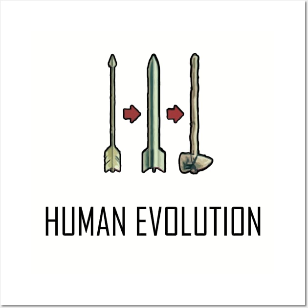 Human Evolution Wall Art by TheManyFaced